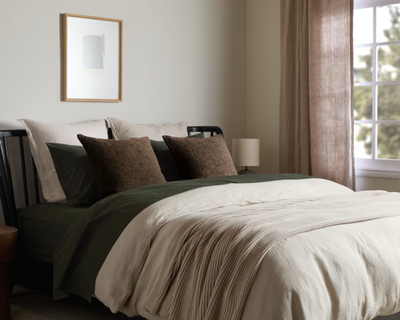 Organic Rib Knit Throw