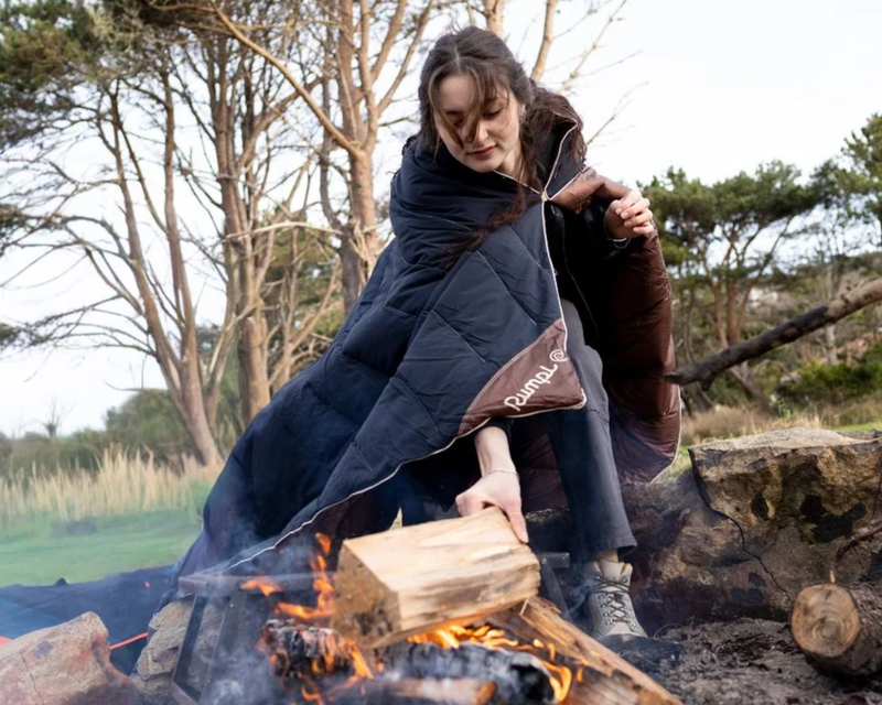 Campfire Puffy Blanket