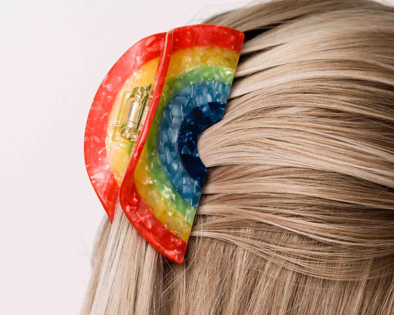 Rainbow Hair Claw