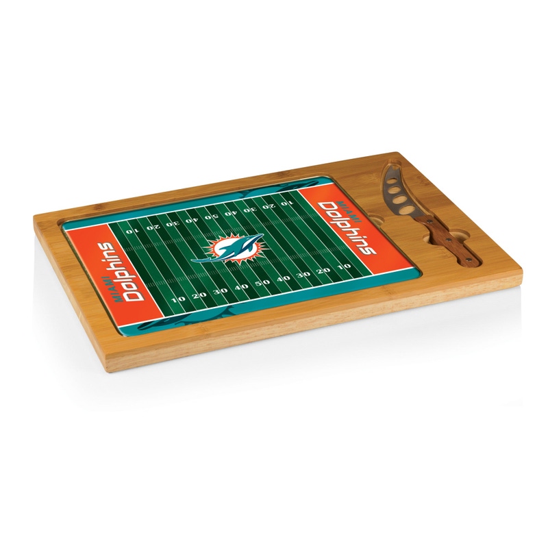 NFL Icon Glass Top Cutting Board & Knife Set