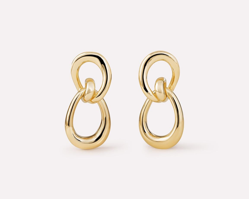 Violet Drop Earrings
