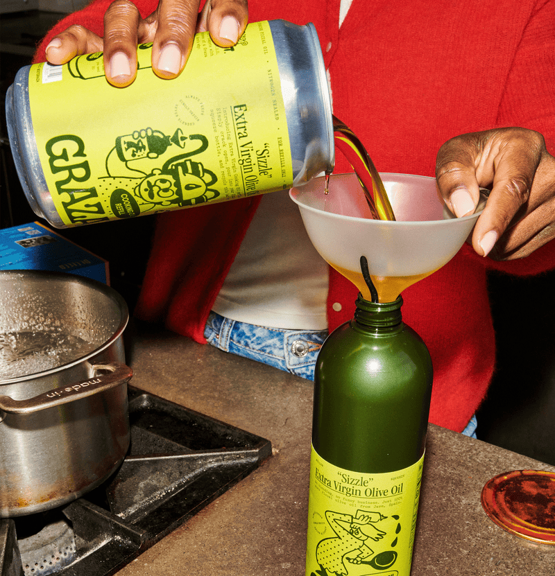 Sizzle EVOO Refill Can 