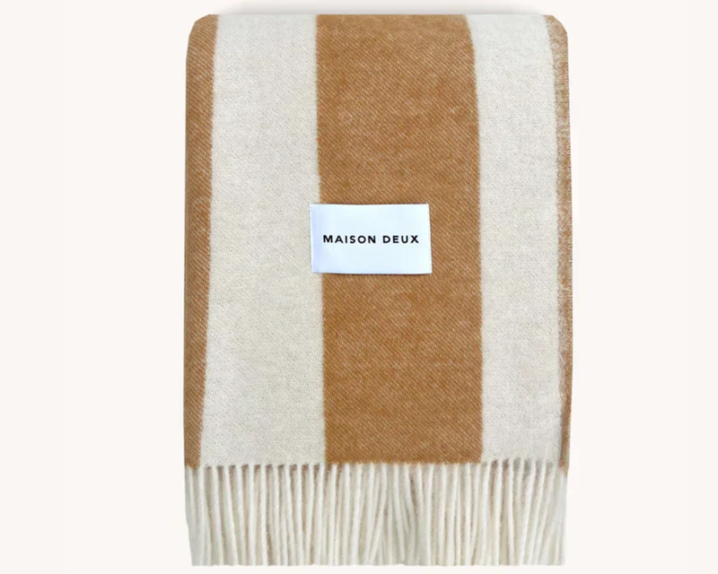 Rough Stripe Blanket 