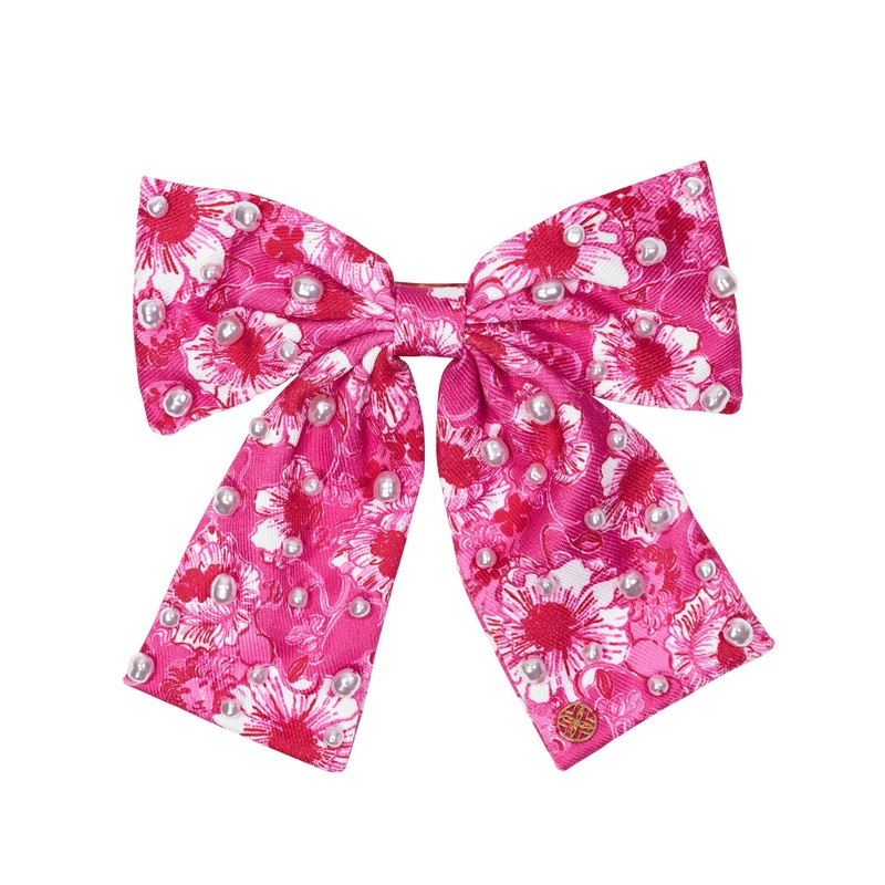 Embellished Barrette Bow