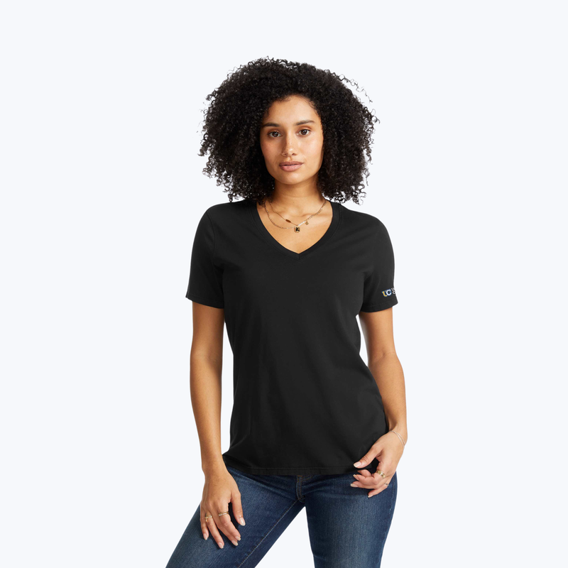 Branded Women's American Giant Classic Cotton V-Neck T-Shirt