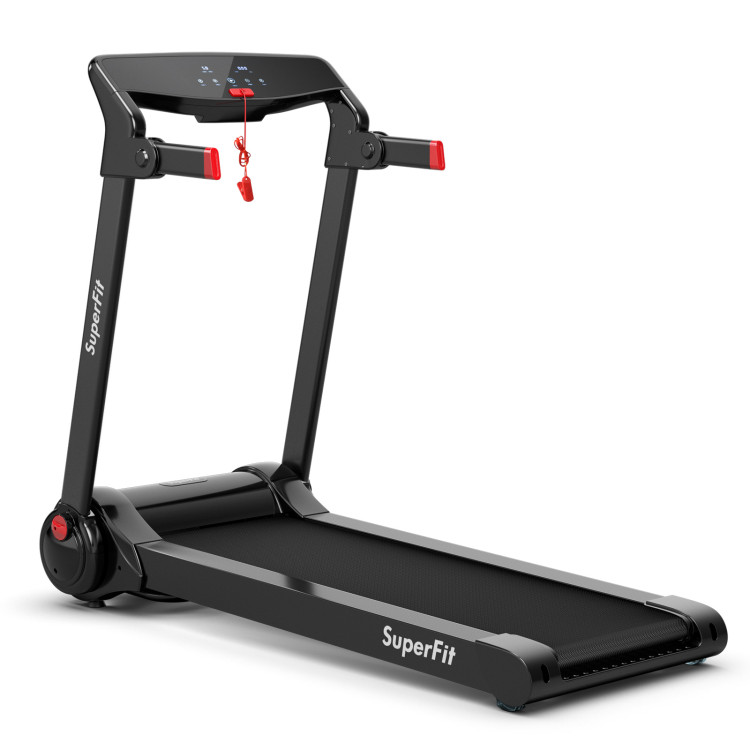 Folding Electric Treadmill | Red