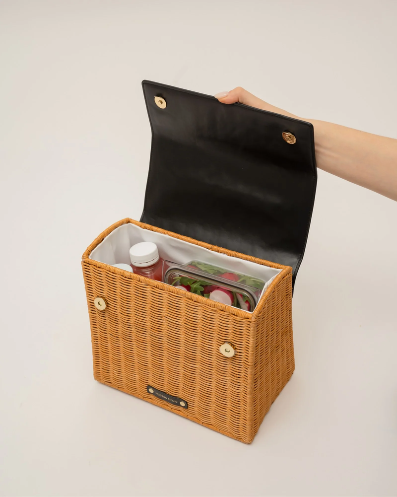 The Hand-Painted Wicker Luncher