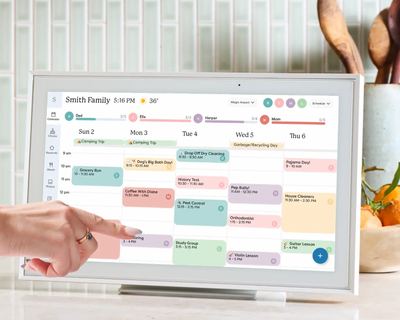 15" Touchscreen Smart Calendar and Chore Chart