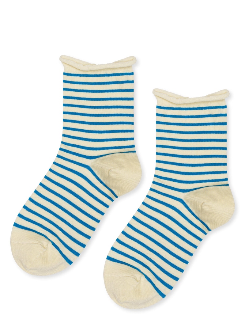 Women's Nautical Stripe Crew Sock
