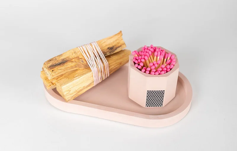 Pink Pill Tray 3 Piece Set