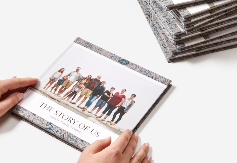 Mixbook square matte hardcover photo book - sentimental birthday gift for grandma - $50
