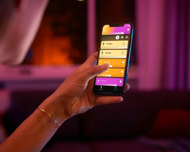 Hue A19 Color 75W Smart LED 4 Bulb Starter Kit