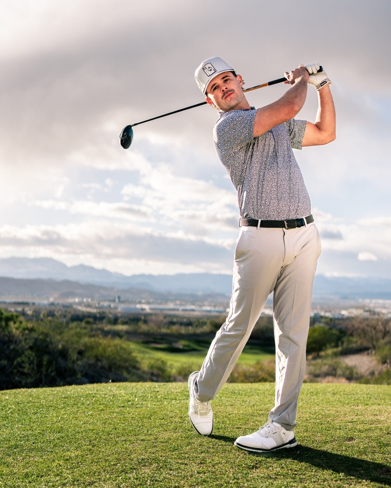 Coral Cascades Men's Performance Golf Polo