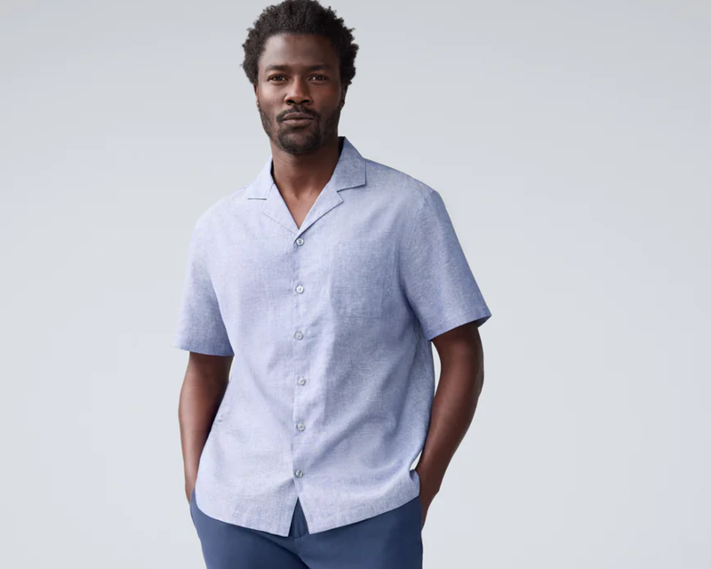 Tech Linen Camp Shirt