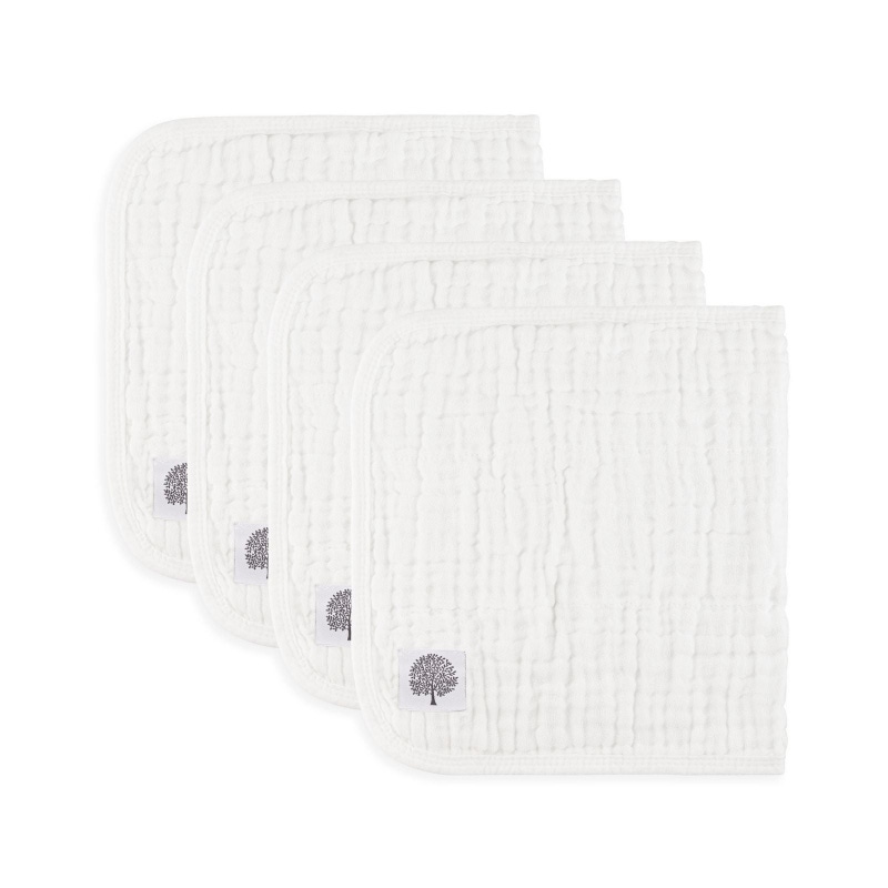 Muslin Burp Cloth 4-Pack