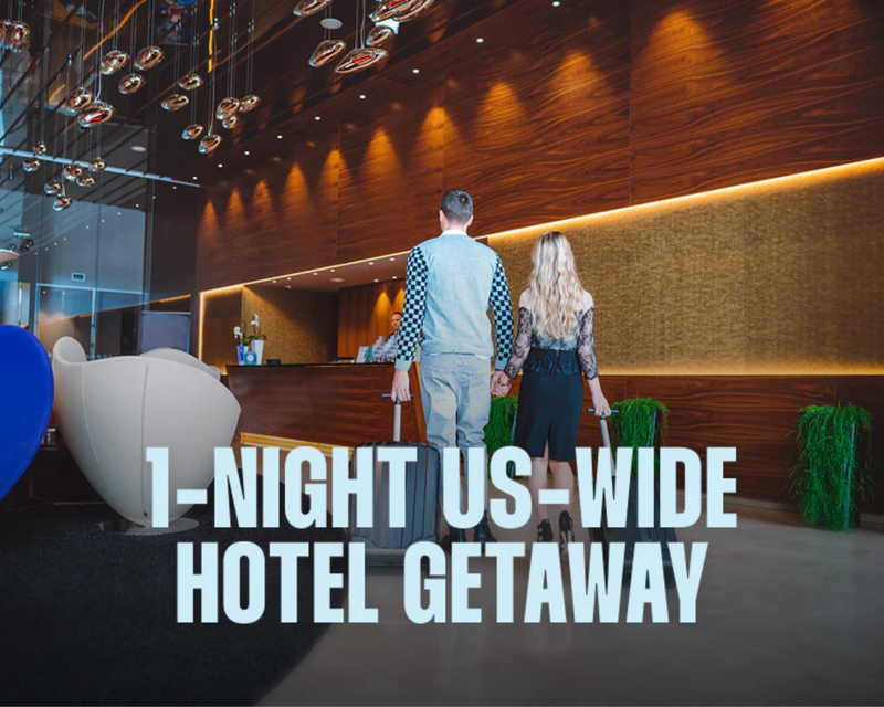1-Night Nationwide Hotel Getaway for Two