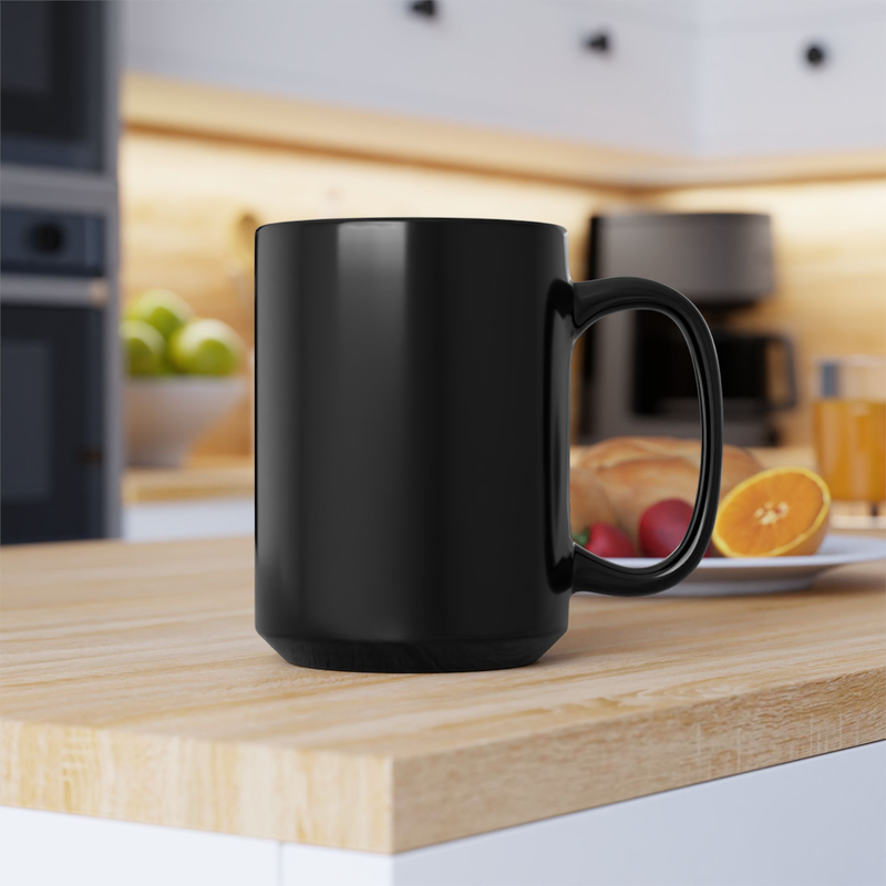 Black Ceramic Mug