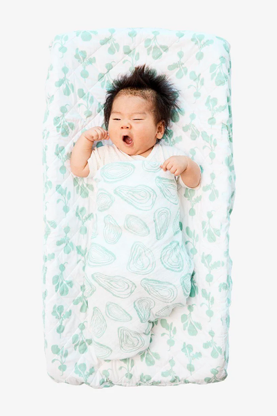 Swaddle + Burp Cloth Set