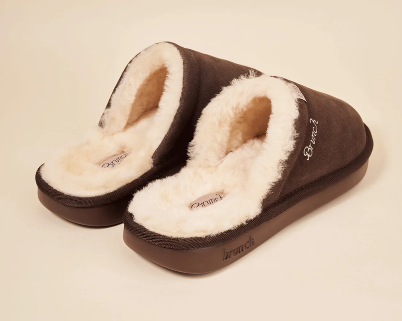Essential Suede Shearling Slipper