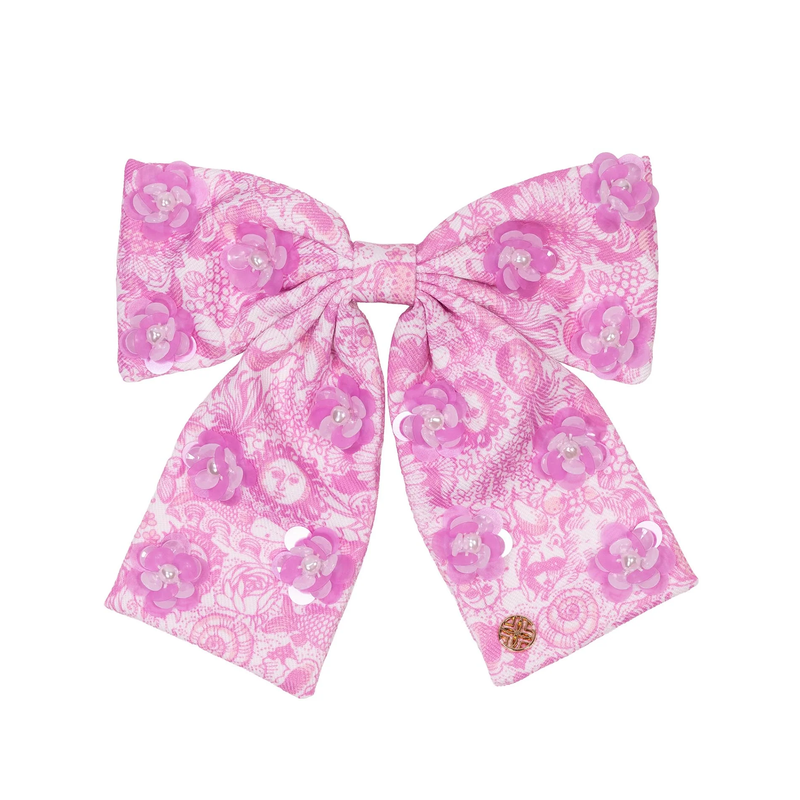 Embellished Barrette Bow