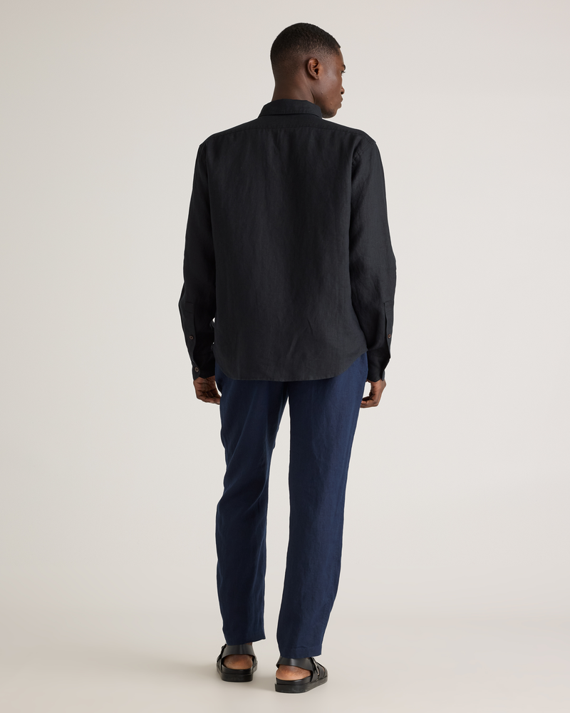 100% European Linen Utility Shirt