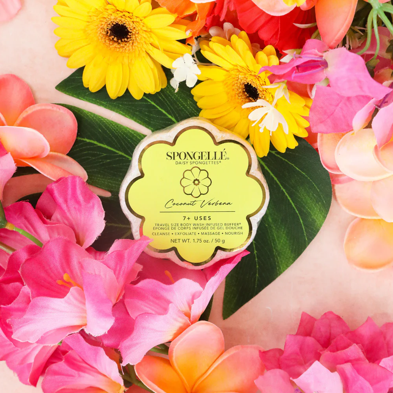 Body Wash Infused Daisy Spongette