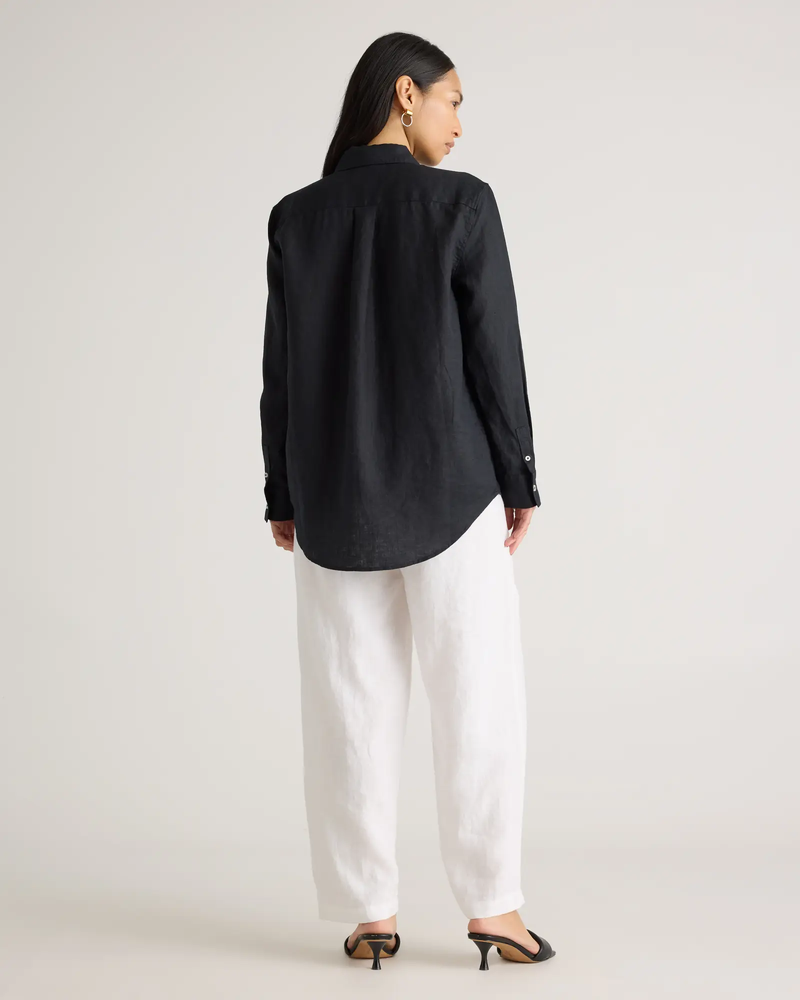 100% European Linen Long Sleeve Shirt