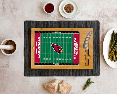 NFL Icon Glass Top Cutting Board & Knife Set