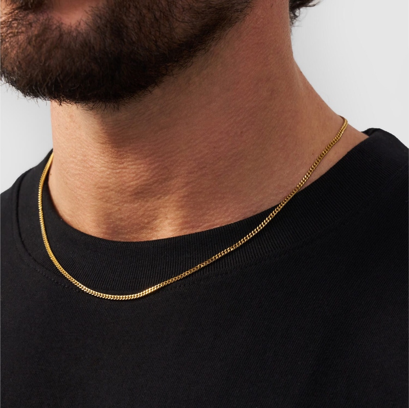 18K Gold Connel Chain 2mm