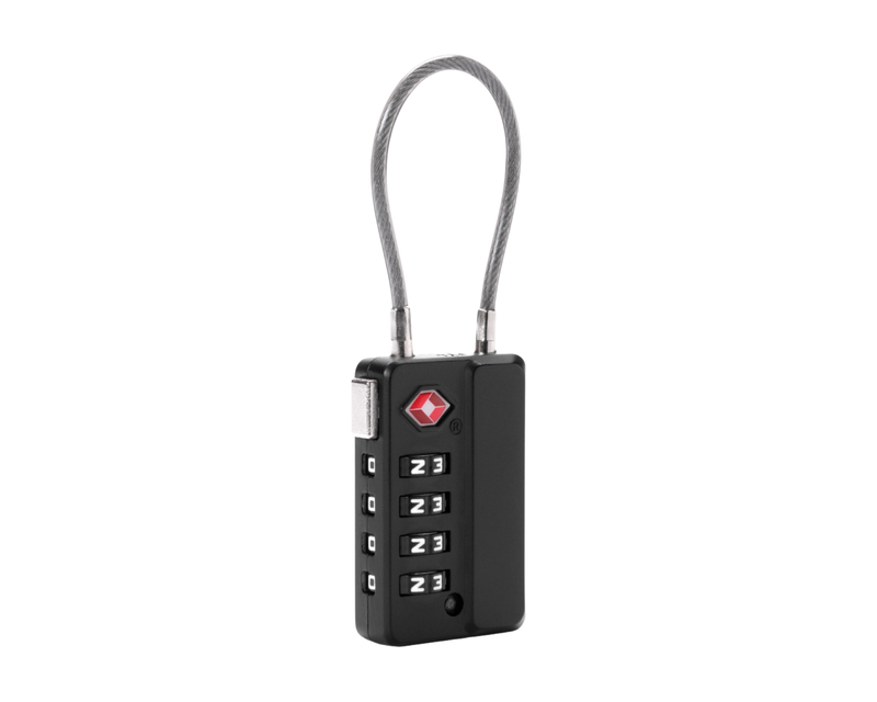 Travel Safe 4-Dial TSA Cable Lock