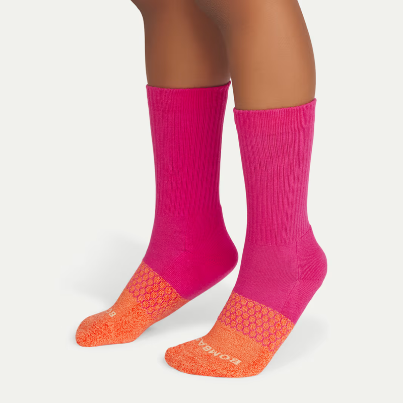 Youth Marl Calf Sock 4-Pack