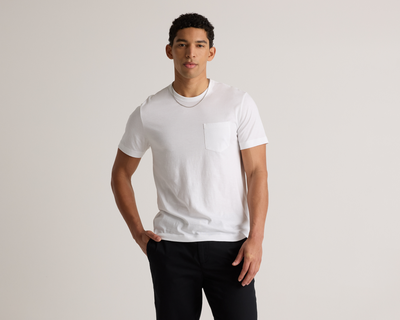100% Pima Cotton Luxe Touch Pocket Tee