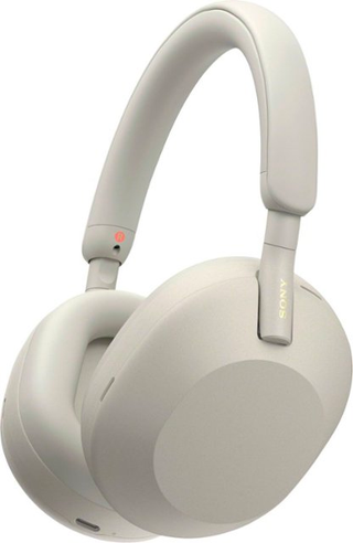 Wireless Noise-Canceling Over-the-Ear Headphones in Silver