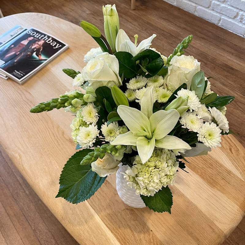 Glowing Bouquet with Montecito Vase