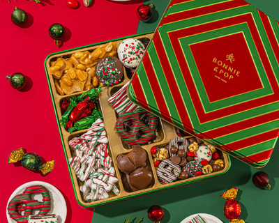 Extra Large Holiday Tin with Assorted Treats