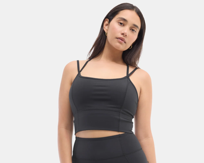 Gwen Longline Top, Black