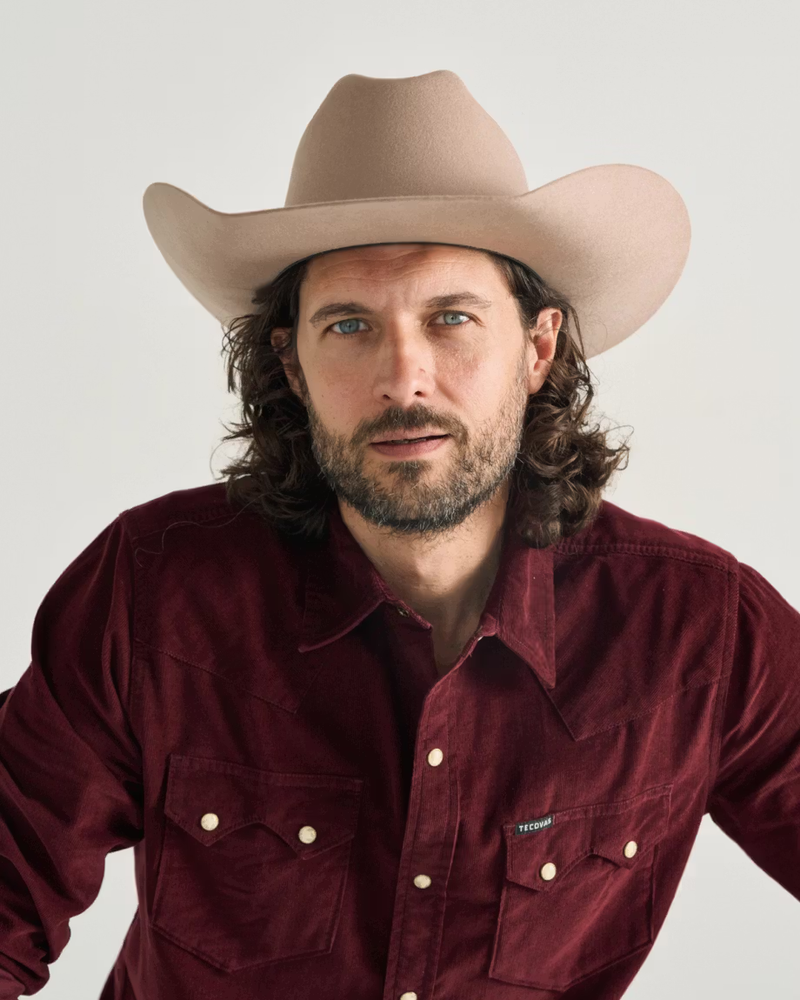 Cattleman Wool Cowboy Hat, Khaki