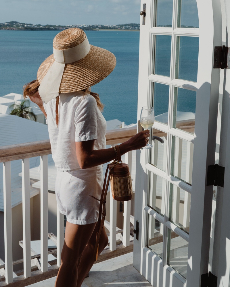 The Jetset Linen Cropped Top