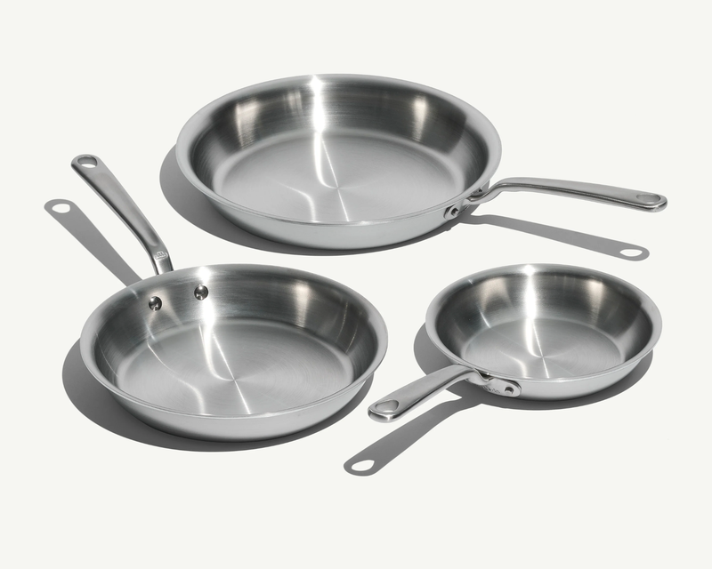 Stainless Clad 3 Piece Set