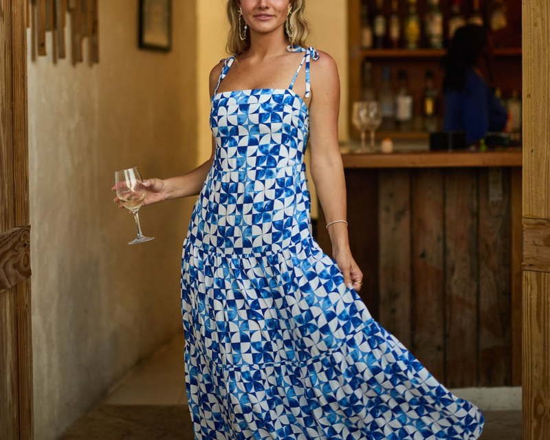 The Greece Resort Dress