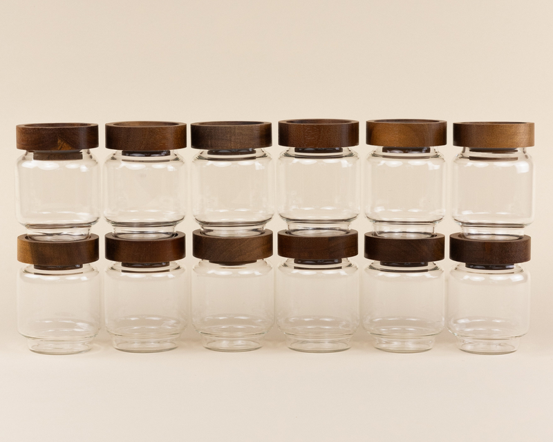 The Mini Twelve Glass Canister Set