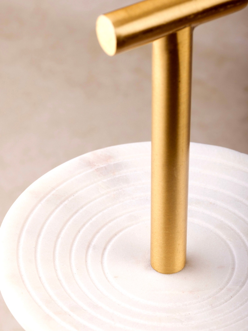 Regalia Marble Jewelry Stand