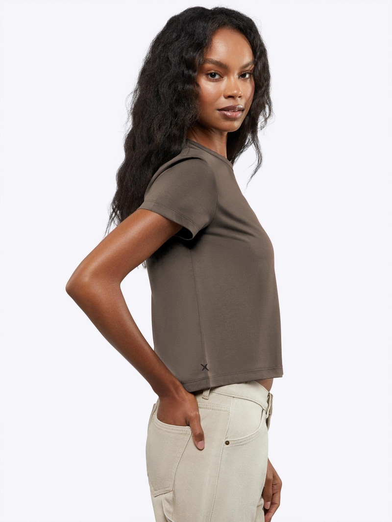 Women's Almost Friday Tee, Morel