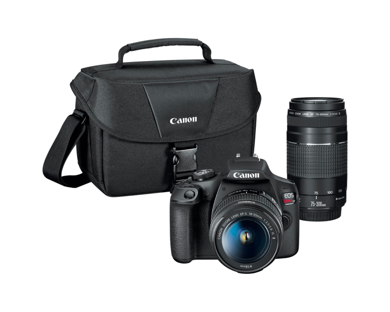 EOS Rebel T7 DSLR Video Two Lens Kit