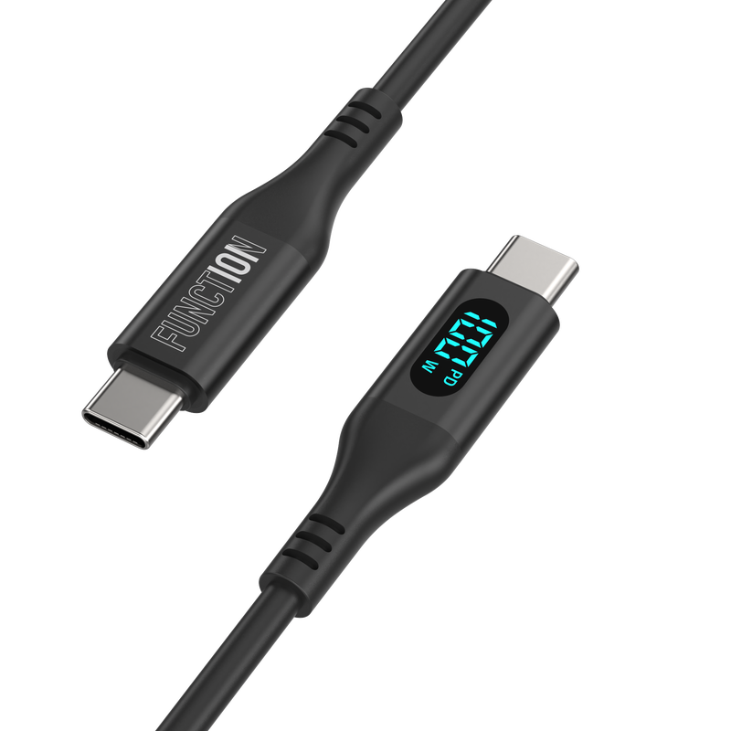 100W Smart Cable USB-C To USB-C with Digital Display 1M