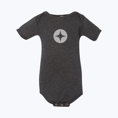 Branded Infant Triblend Short Sleeve Onesie