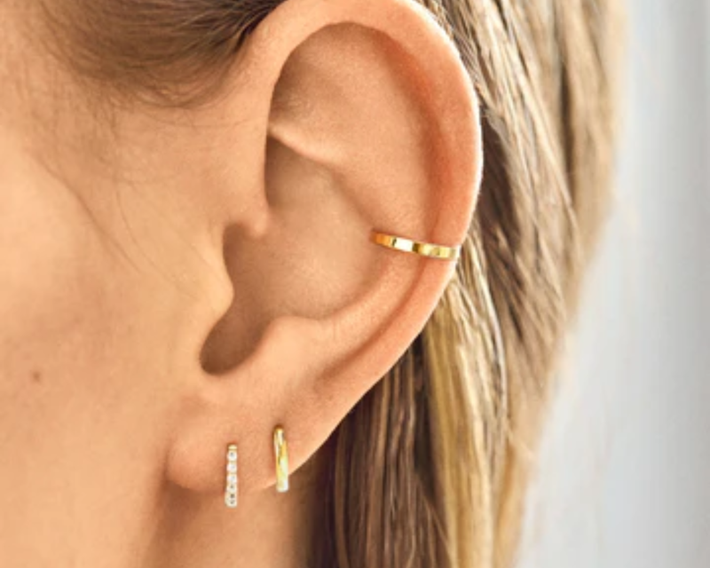 Nicole 18K Gold Earring Set 