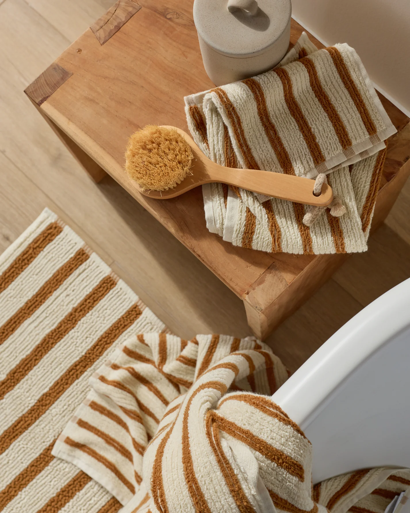Organic Resort Stripe Bath Towel