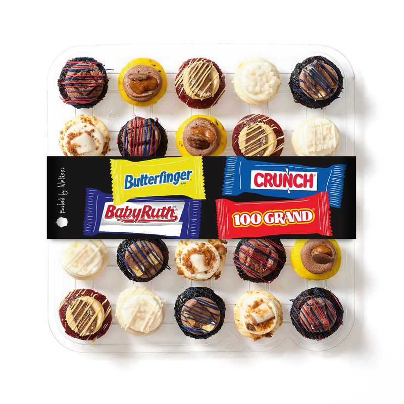 Candy Bar Cupcakes 25 Pack