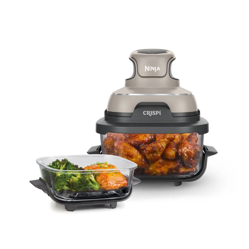 Crispi 4-in1 Portable Glass Air Fryer